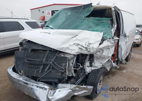 2014 Chevrolet Express 2500 Work Van from USA, damaged, VIN 1GCWGFCB1E1124057